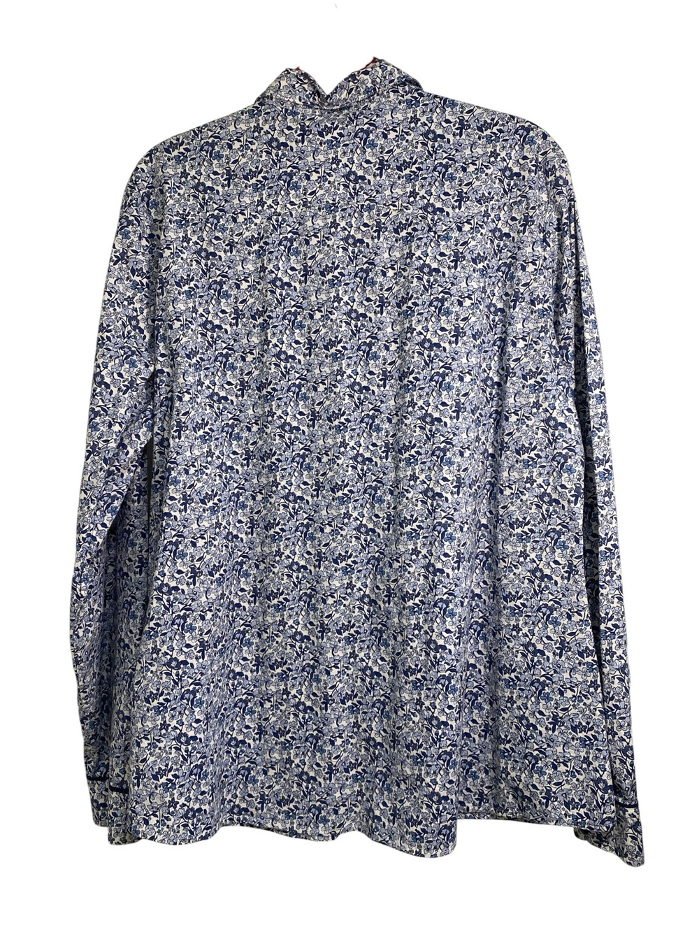 Shyanne Blue Floral Western Pearl Snap Shirt - Picture 2 of 7